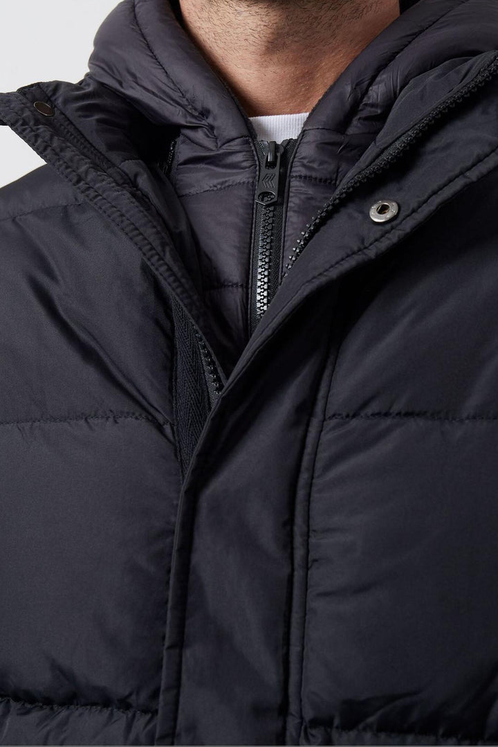 Fleece Lined Puffer Jacket-Secret Label