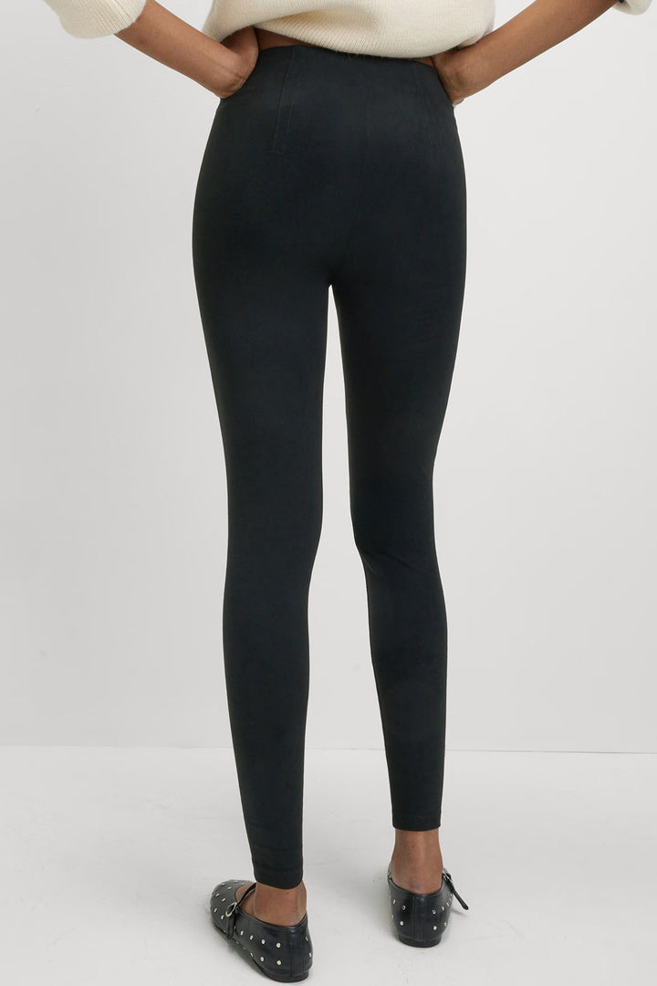 Suedette Front Seam Leggings
