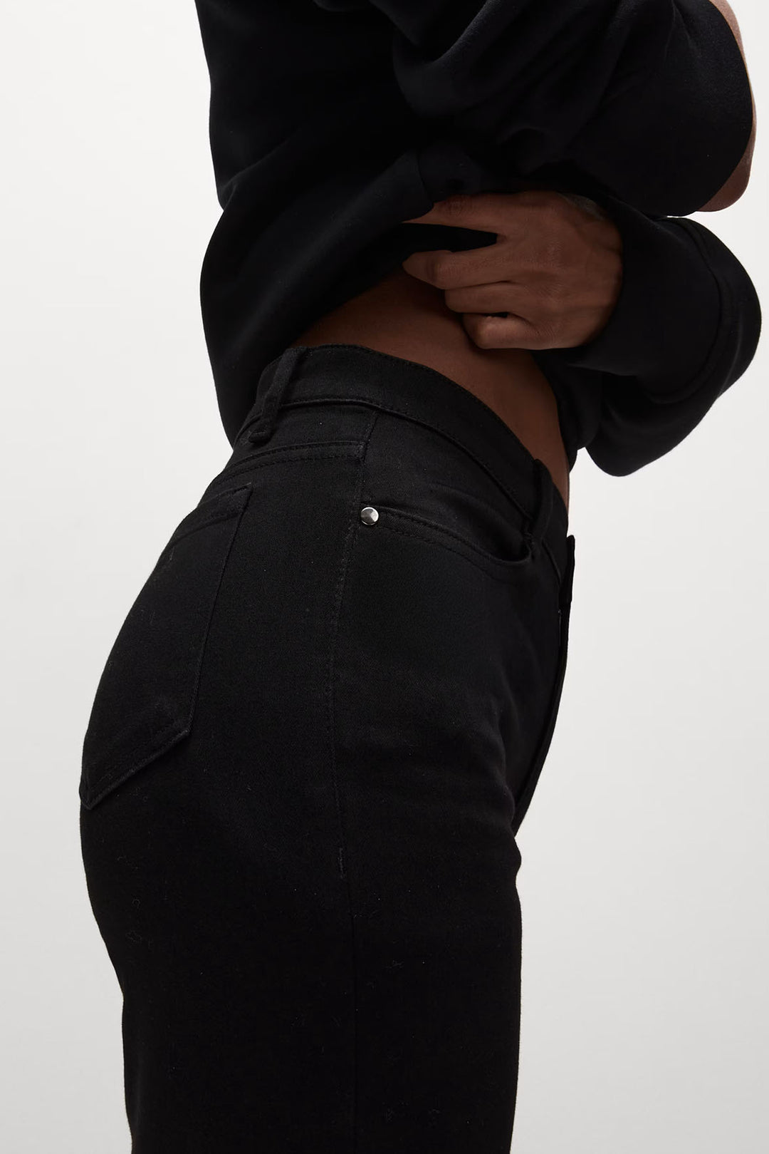 High Waisted Straight Leg Jeans