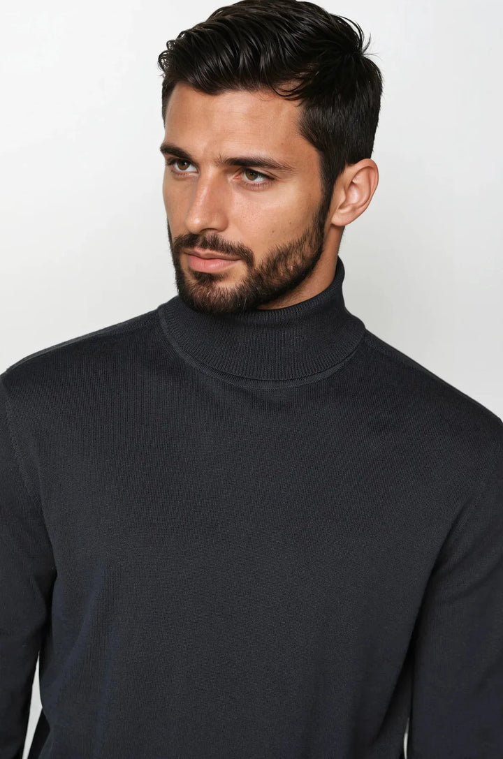 Cotton Roll Neck Jumper