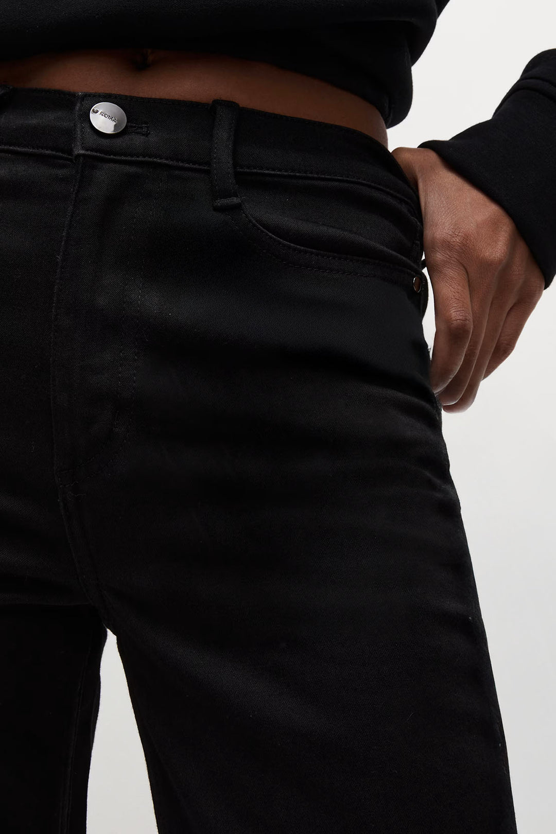 High Waisted Straight Leg Jeans