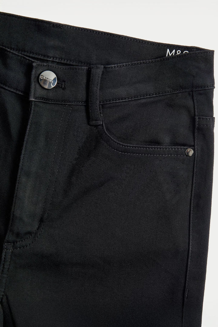 High Waisted Straight Leg Jeans