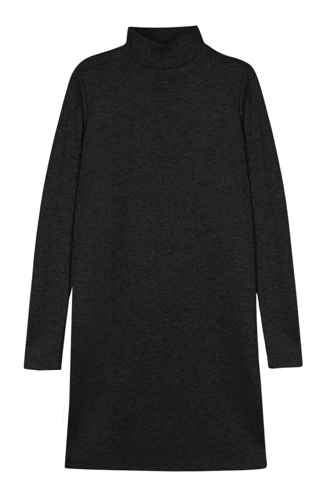 Black High Neck Jumper Dress