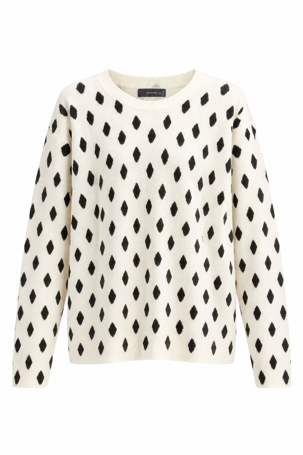 Polka Dot Crew Neck Jumper