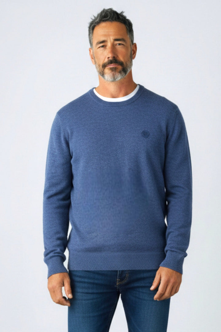 Crew Neck Wool Blend Jumper