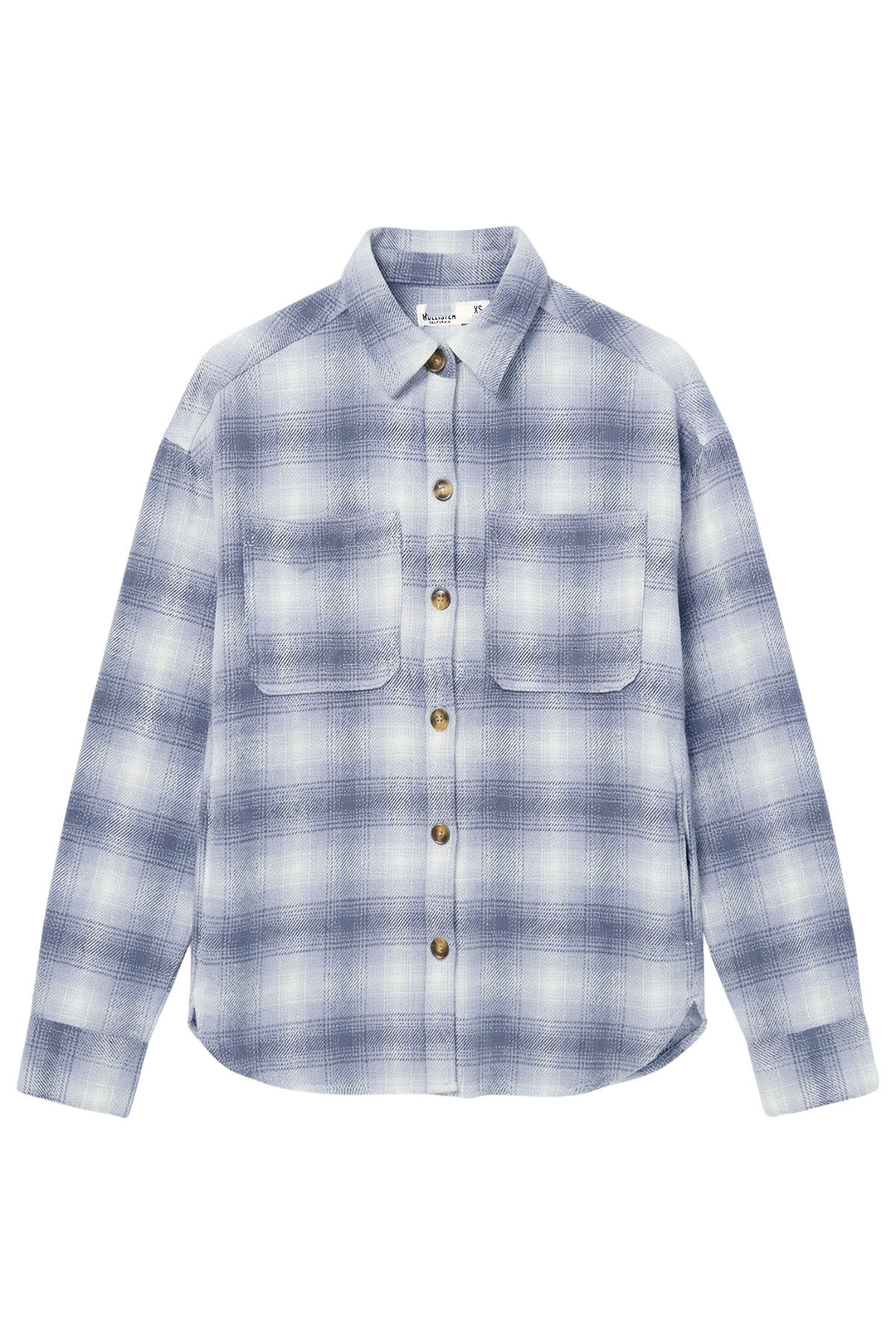 Brushed Cotton Check Overshirt