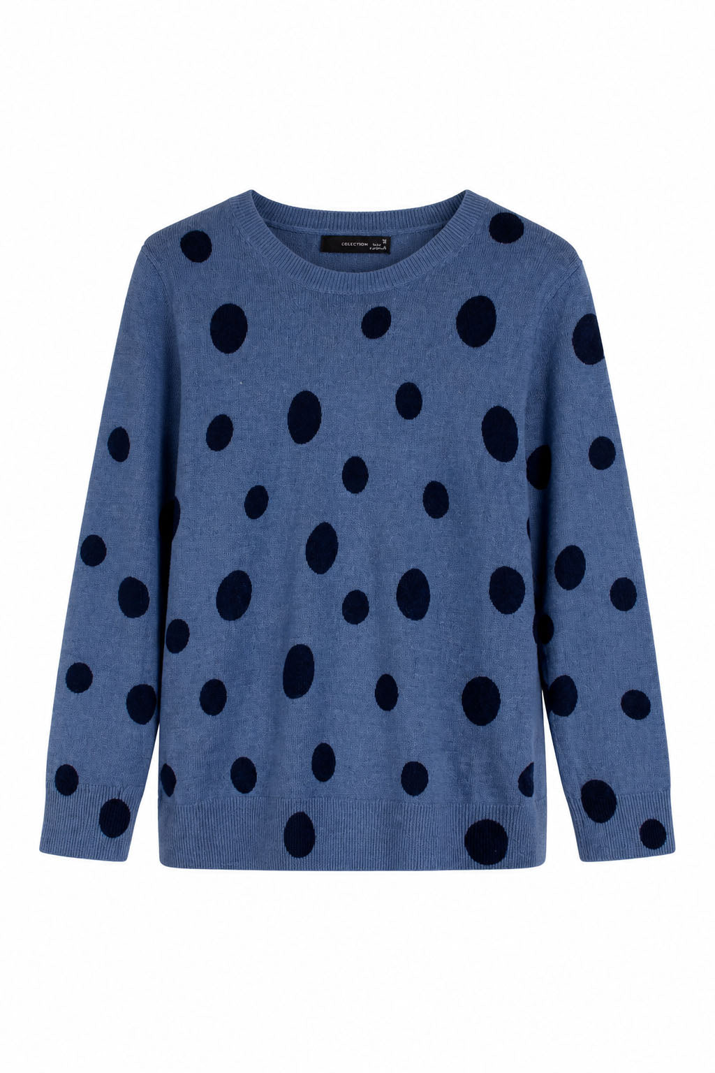 Polka Dot Crew Neck Jumper