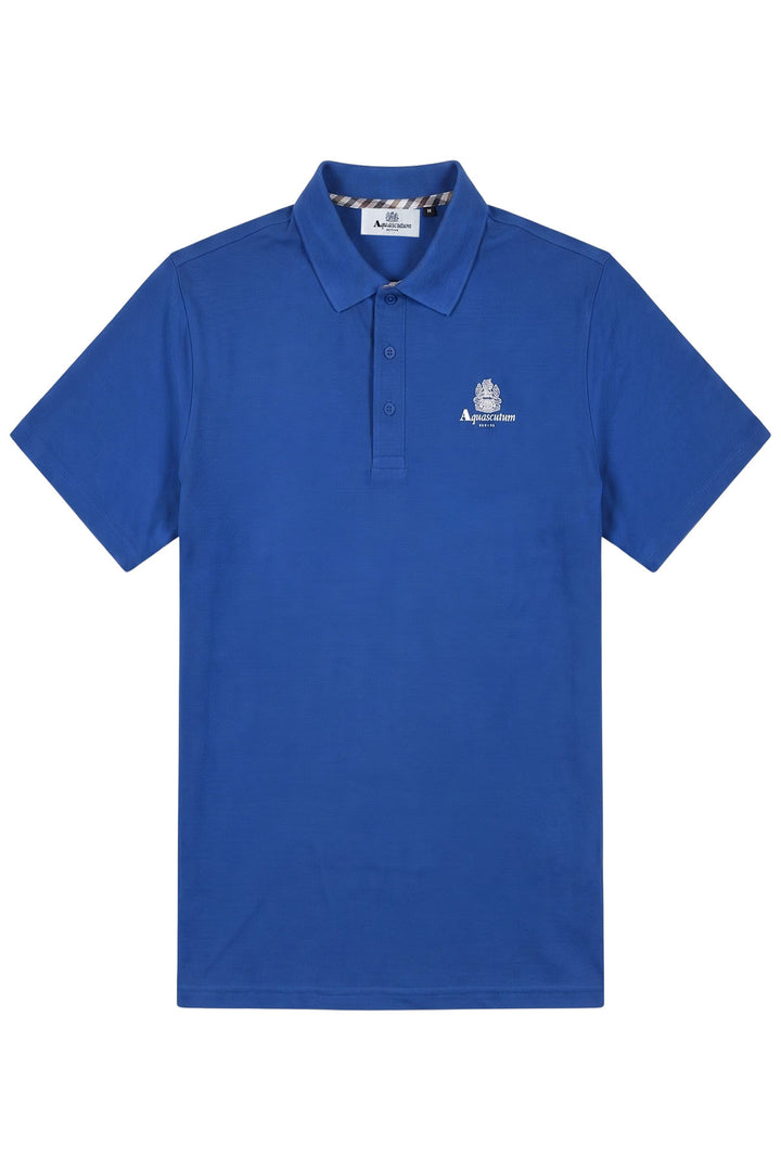 Cotton Pique Polo Shirt Chest Logo