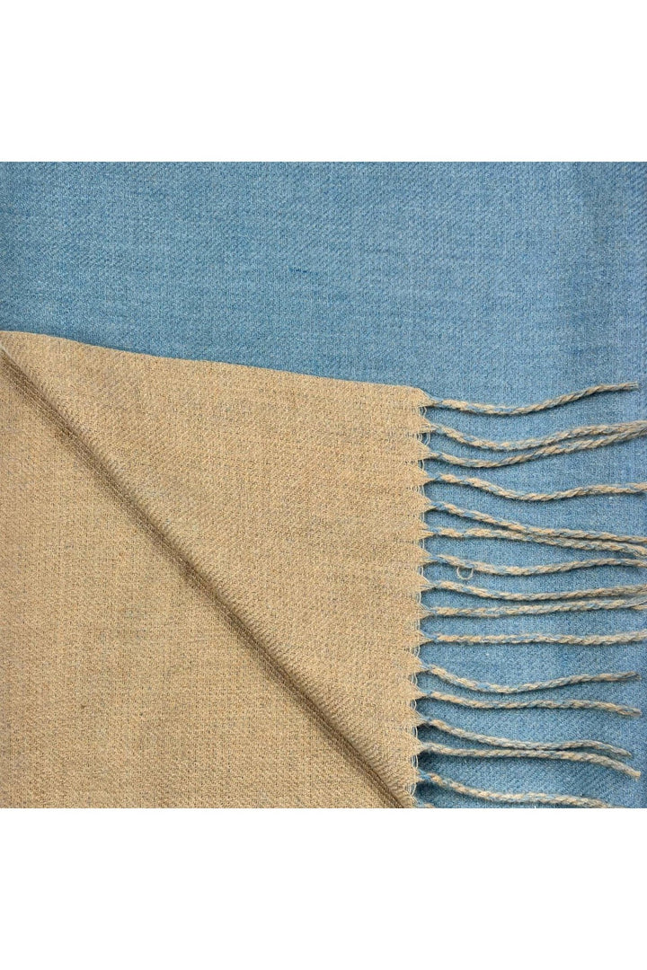 Two Tone Cashmere Blend Scarf