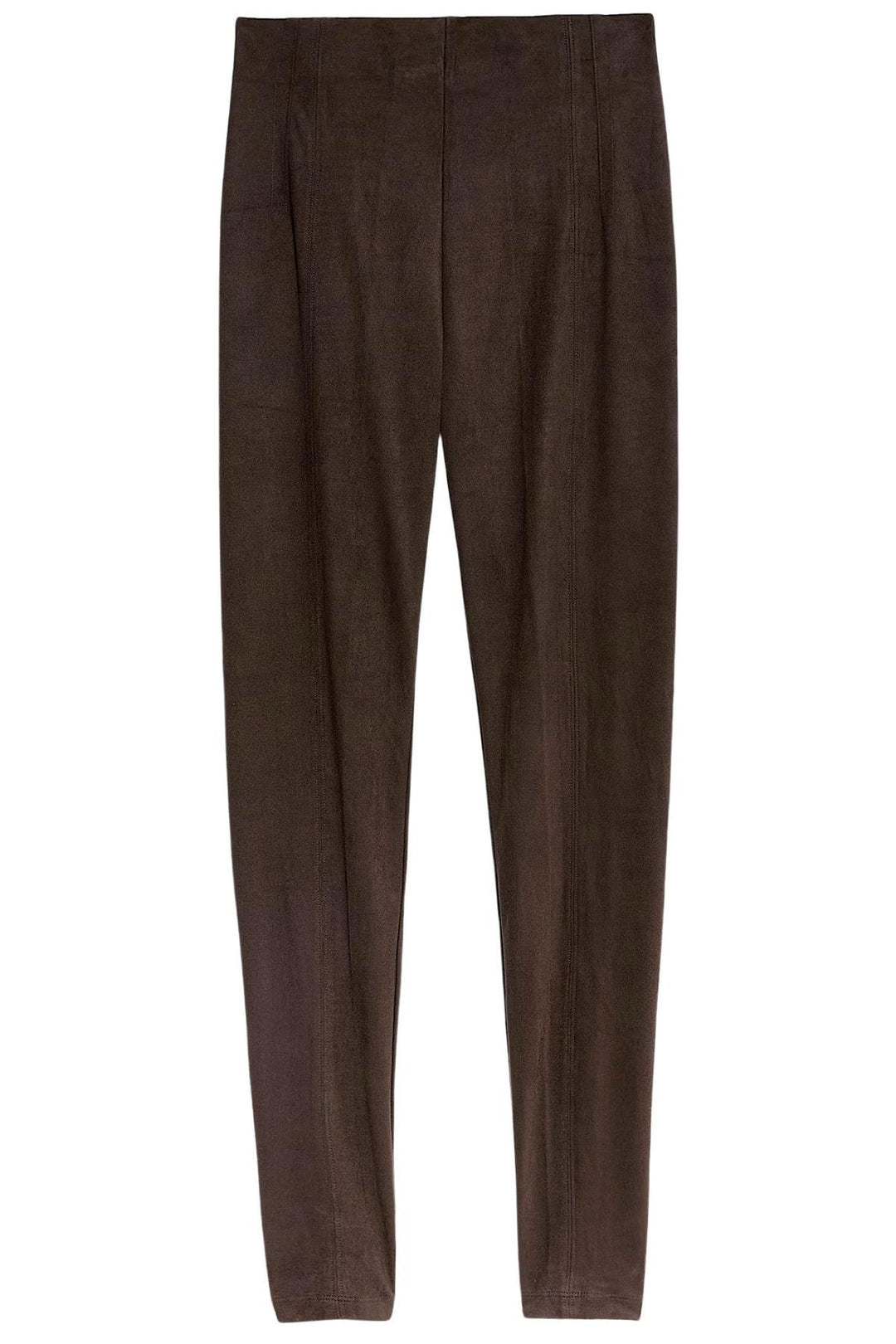 Suedette Front Seam Leggings