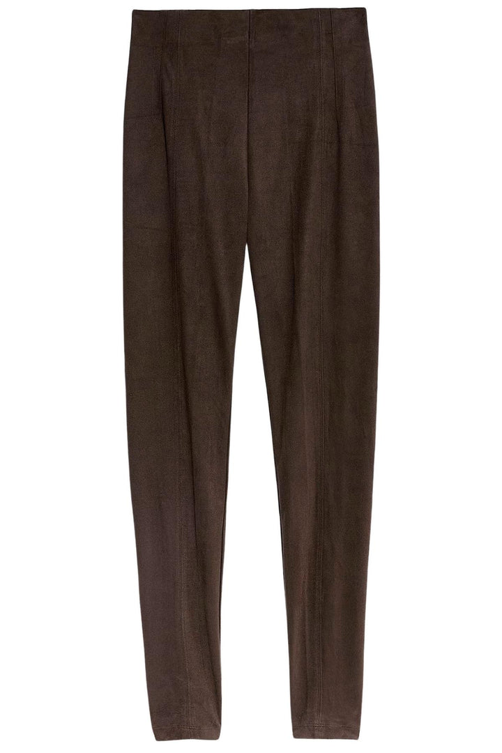 Suedette Front Seam Leggings