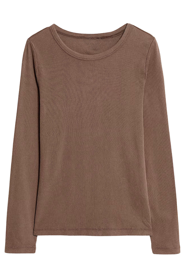 Ribbed Long Sleeve Top