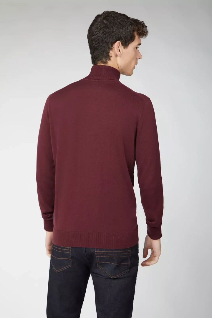 Cotton Roll Neck Jumper
