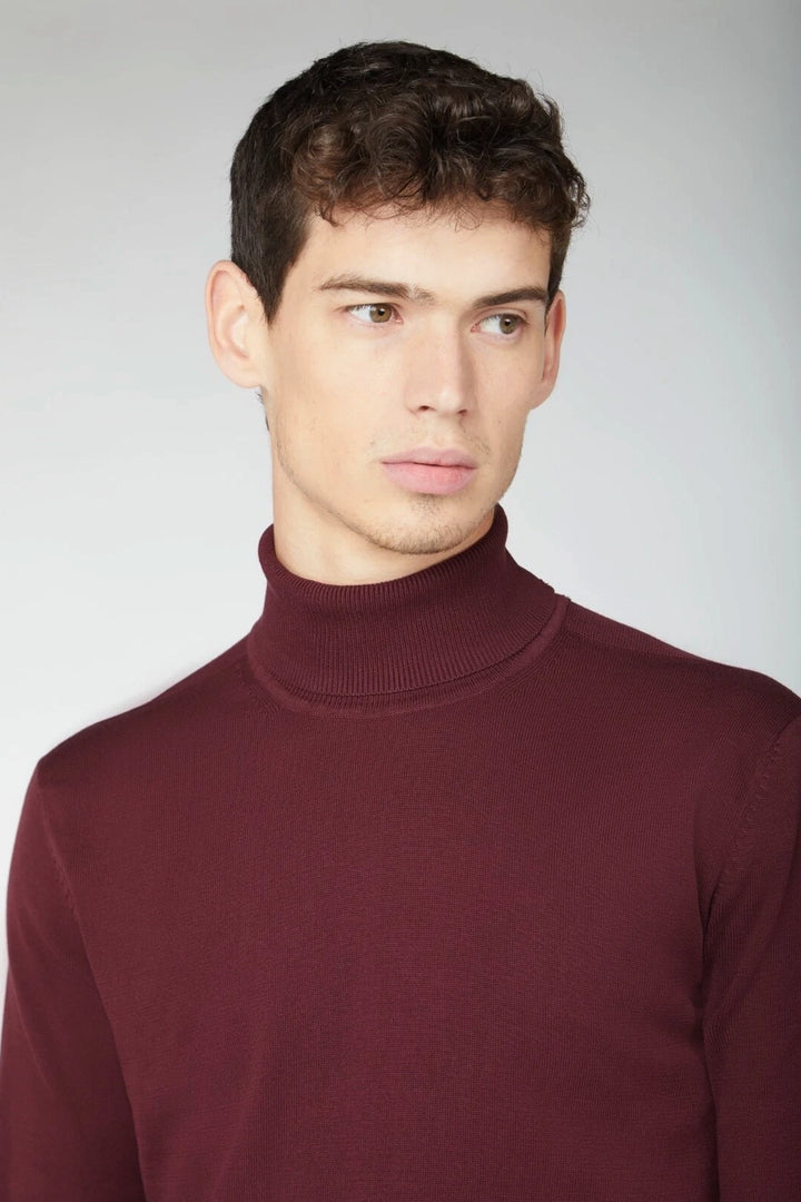 Cotton Roll Neck Jumper