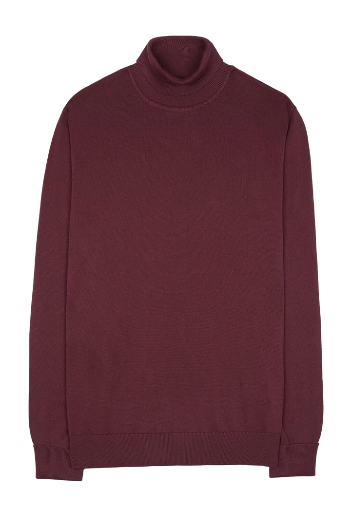 Cotton Roll Neck Jumper