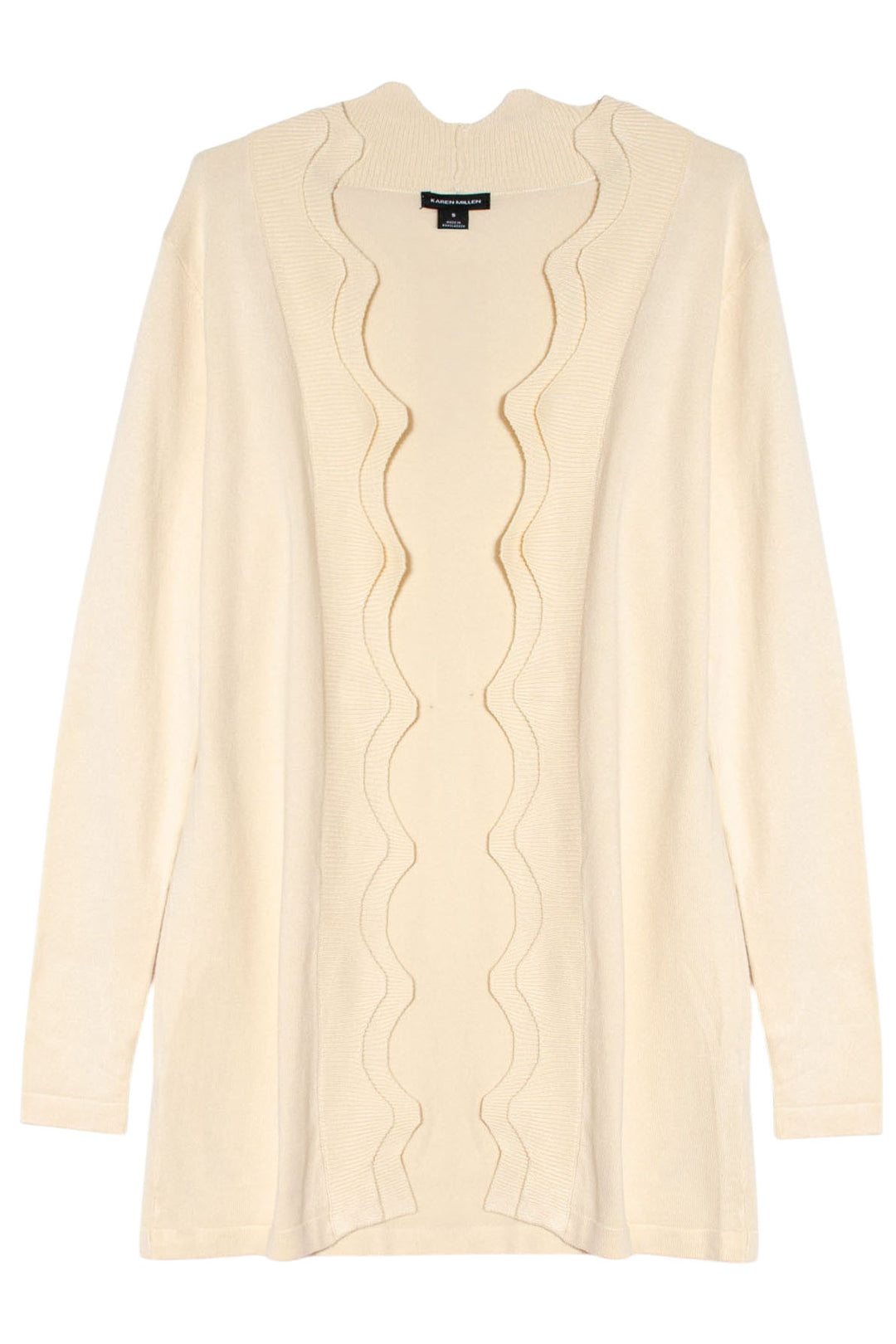 Scallop Edge Longline Cardigan