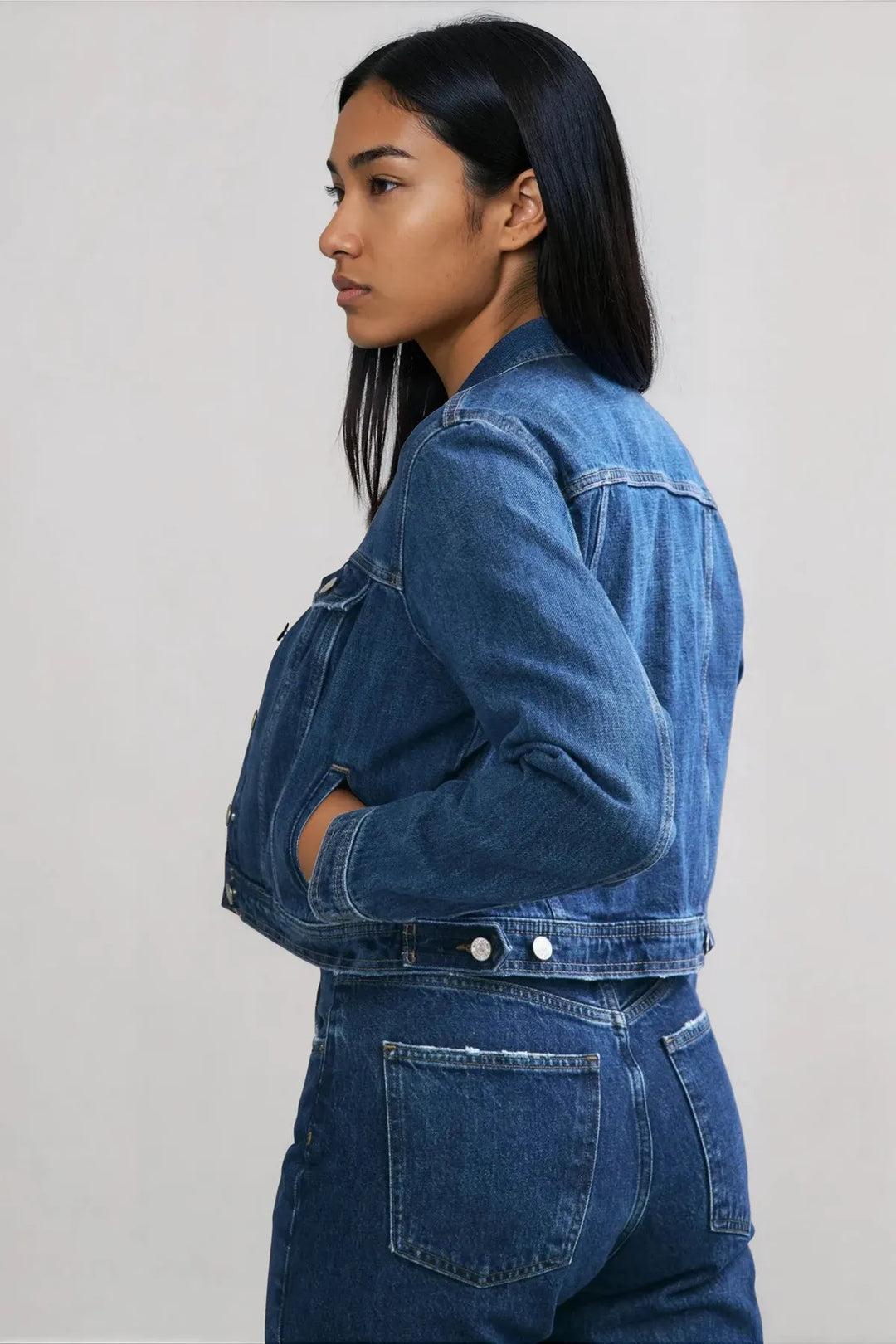 Cropped Denim Jacket