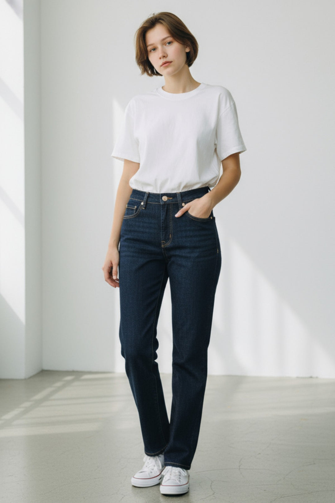 Slim Leg Stretch Jeans