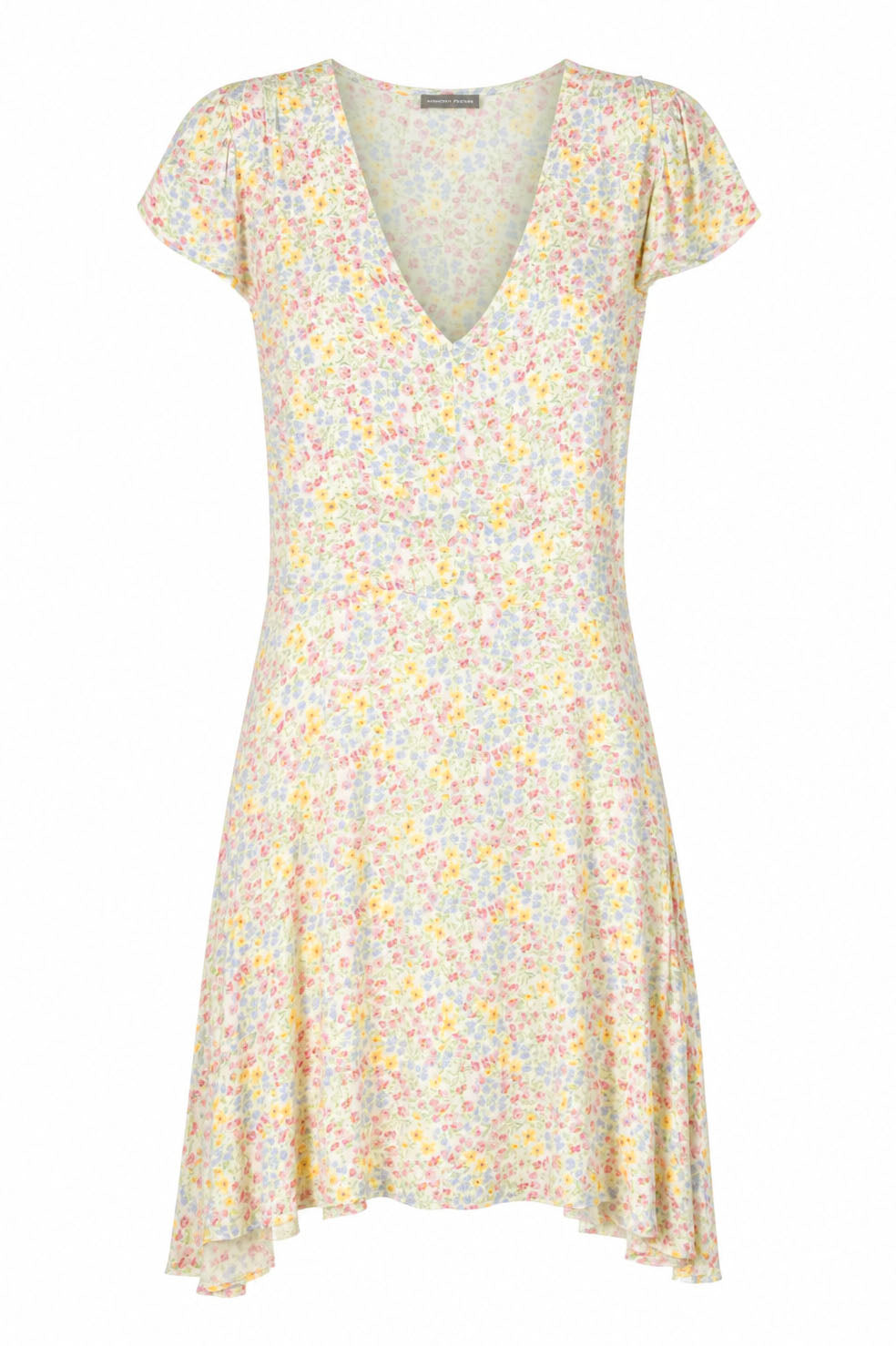 Ditsy Pastels Floral Summer Dress