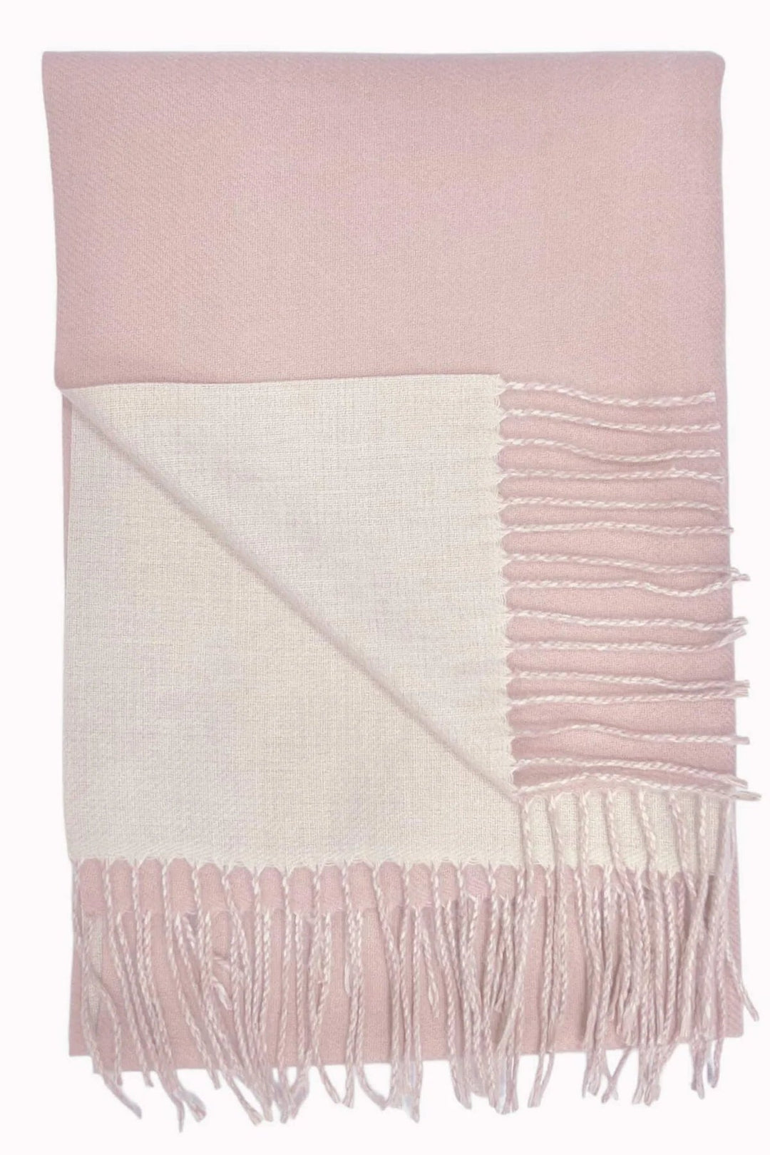 Two Tone Cashmere Blend Scarf