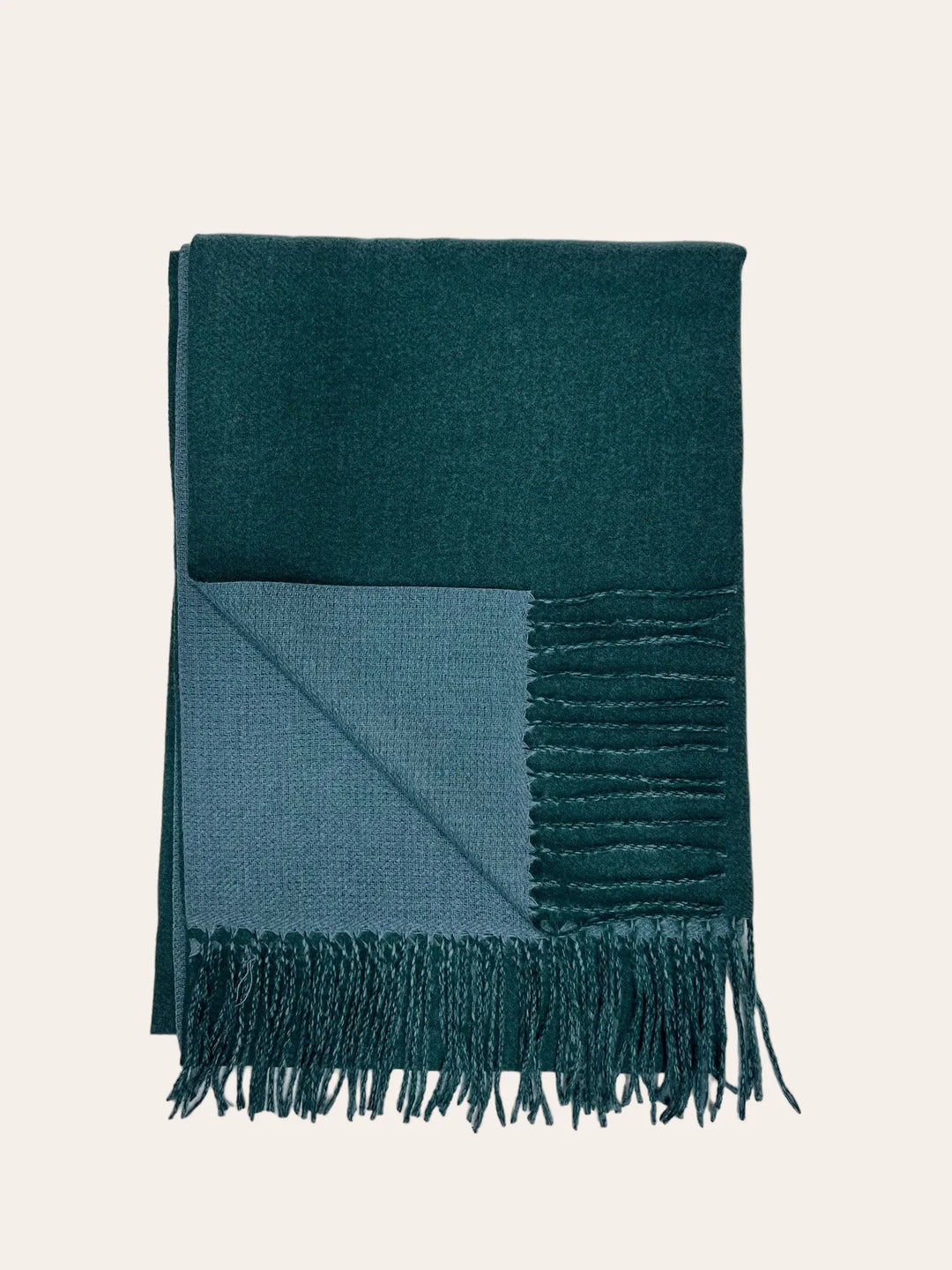 Two Tone Cashmere Blend Scarf