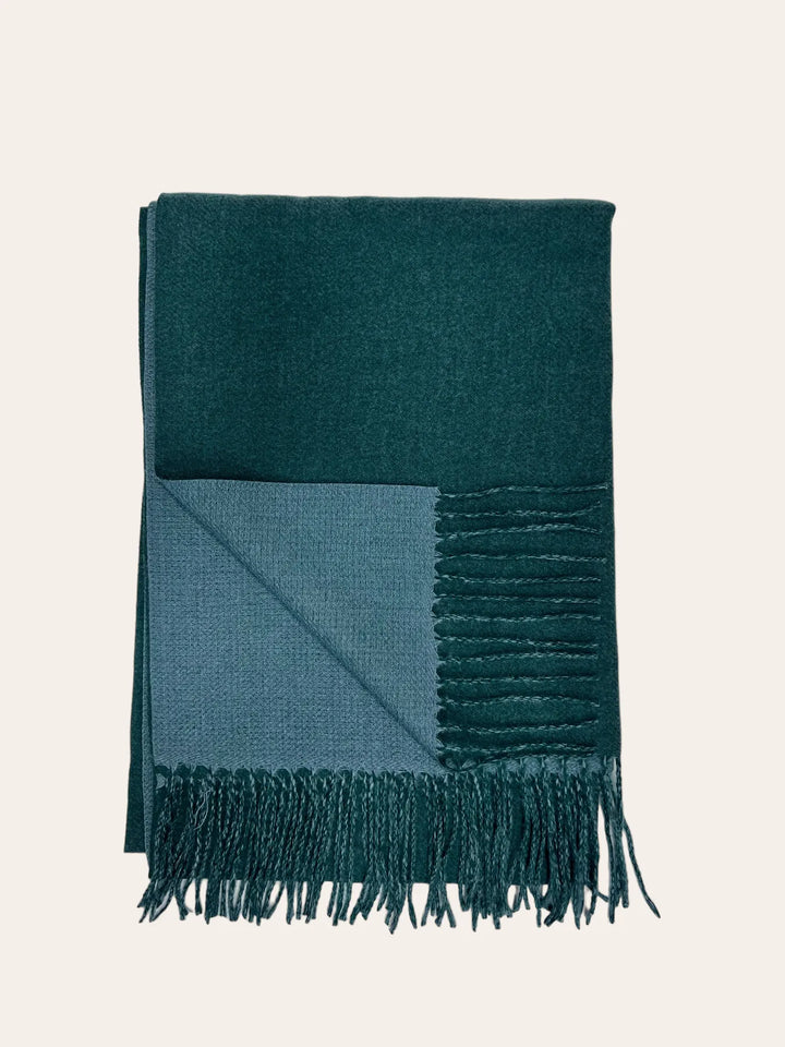 Two Tone Cashmere Blend Scarf