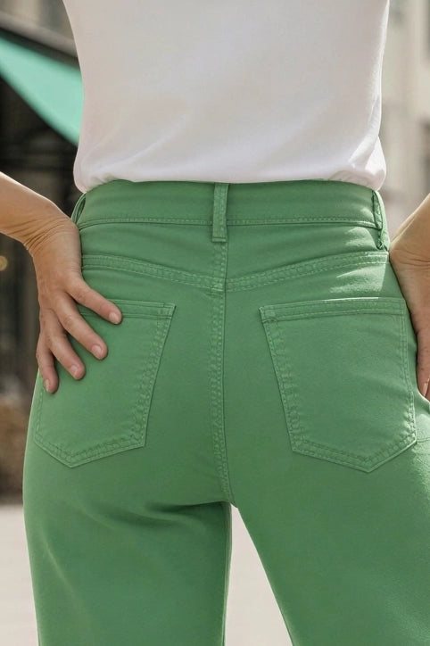 Raw Hem Wide Leg Jeans
