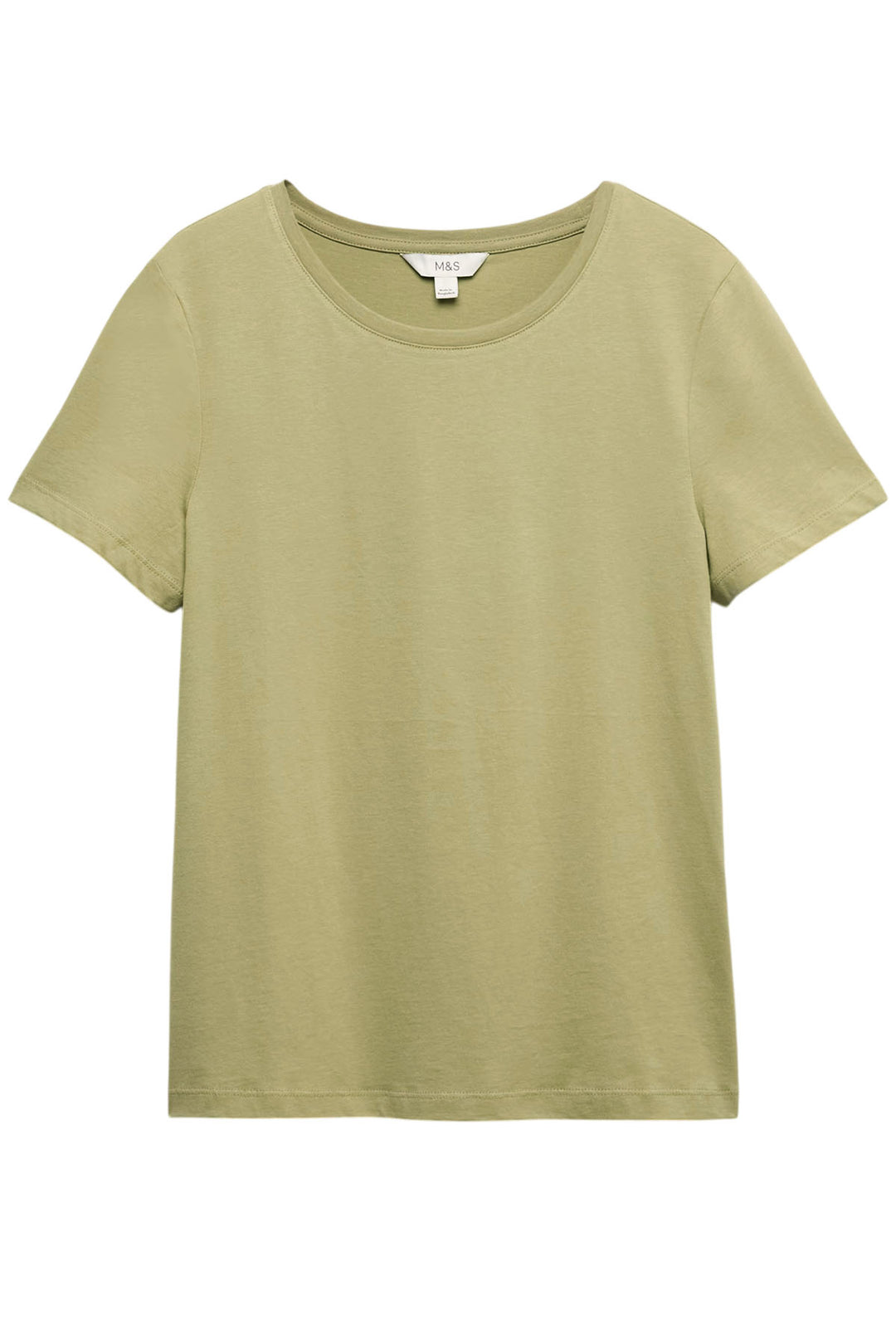 Pure Cotton Crew Neck T-Shirt