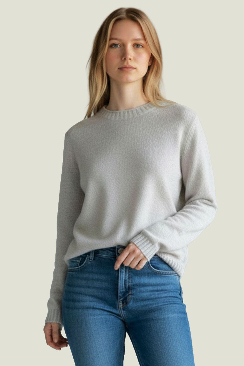 Round Neck Fisherman Jumper