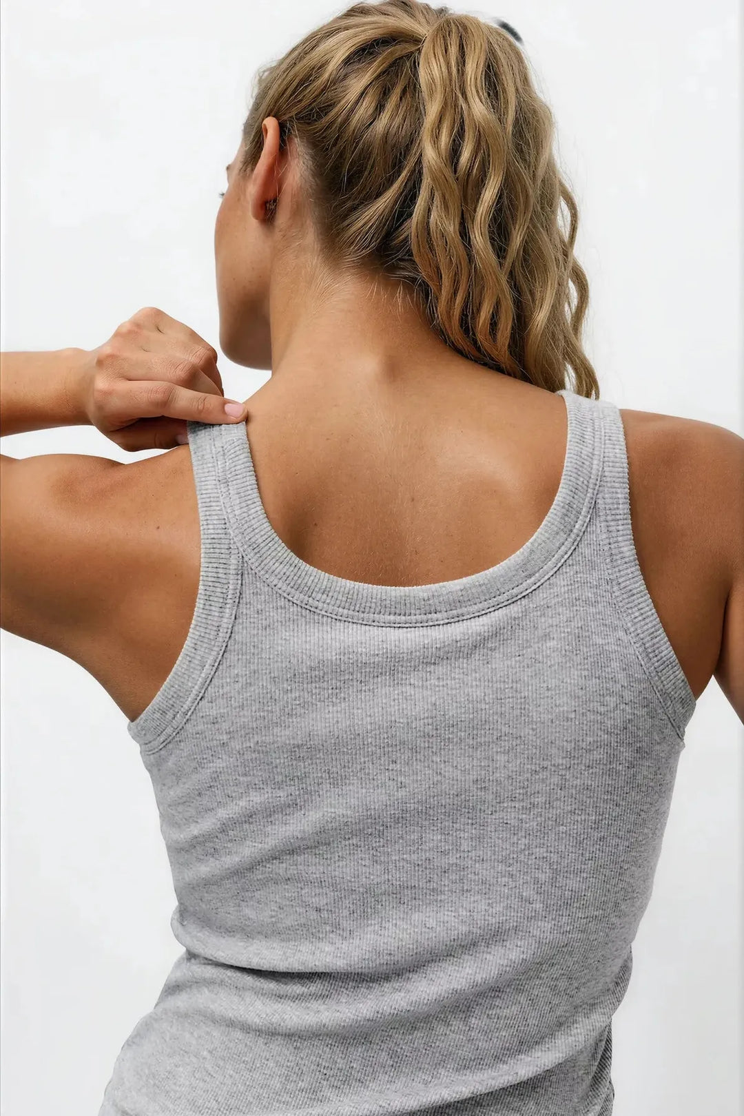 Secret Support Ribbed Vest Top