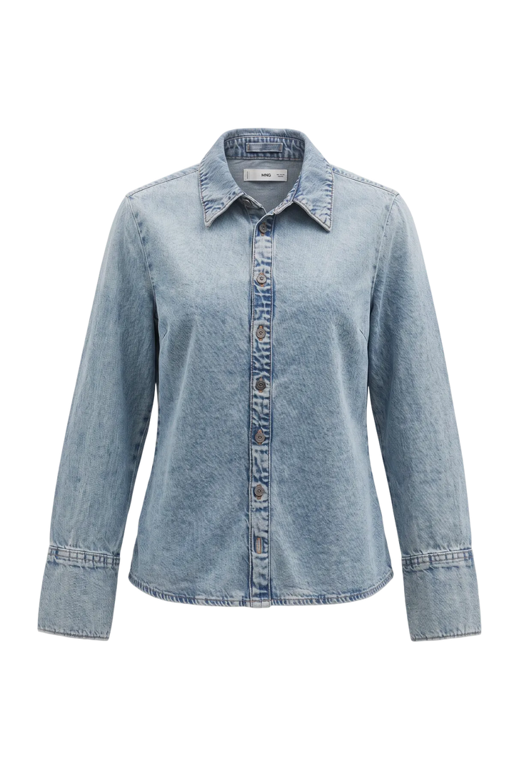 Semi Fitted Denim Shirt