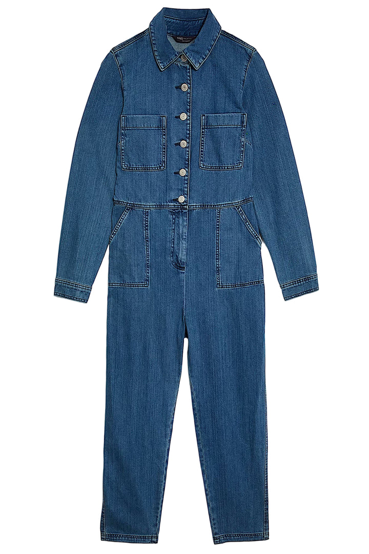 Denim Long Sleeve Boiler Suit