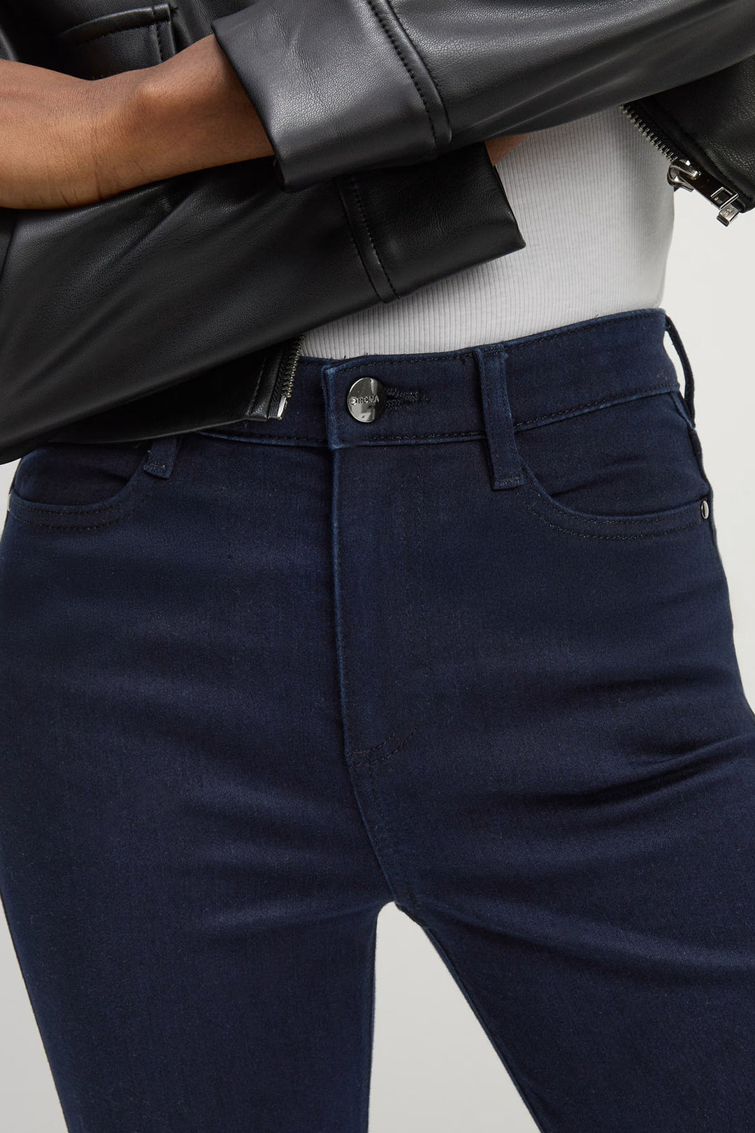 High Waisted Straight Leg Jeans