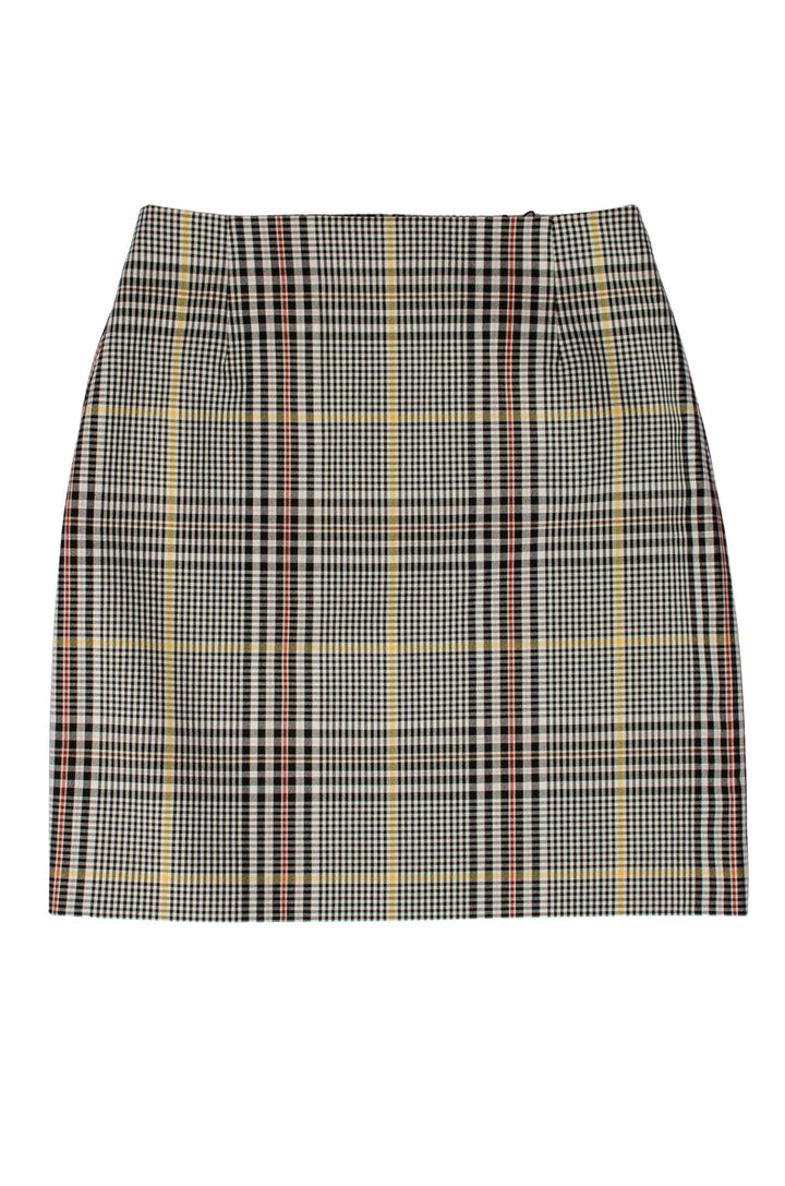 Tartan Check Tailored Short Skirt