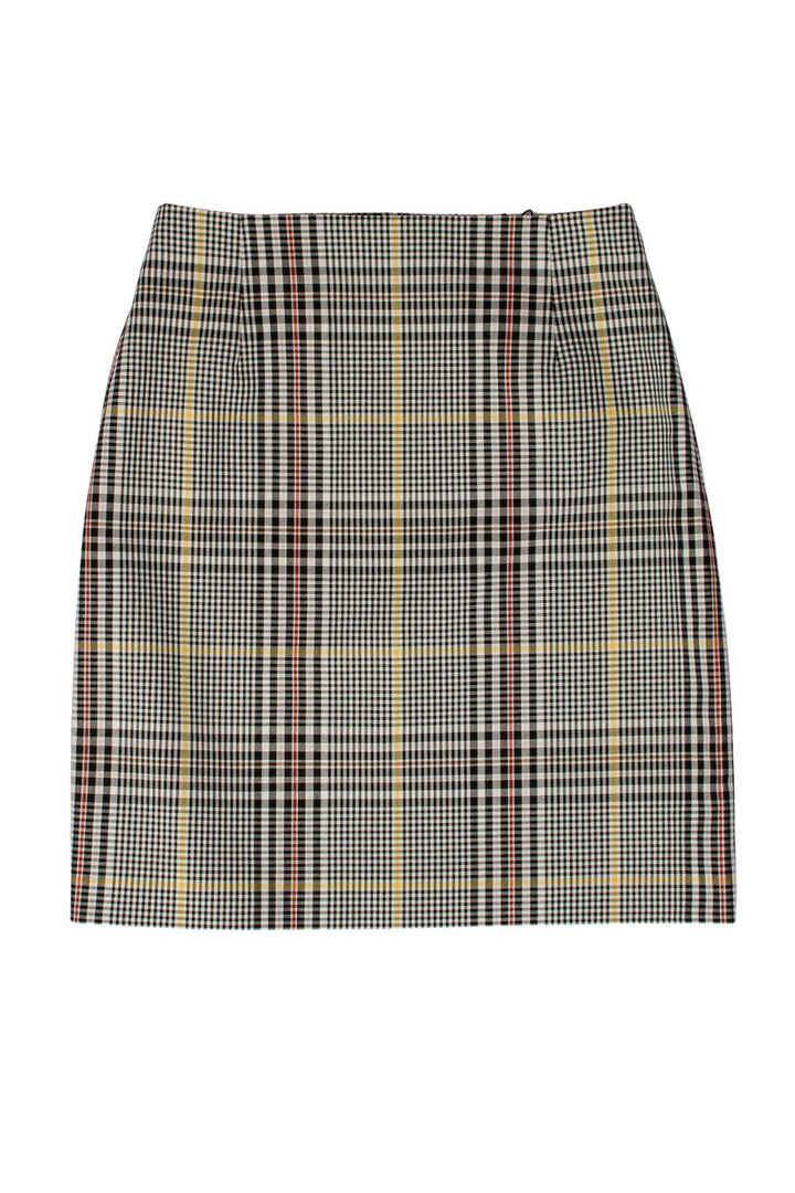 Tartan Check Tailored Short Skirt