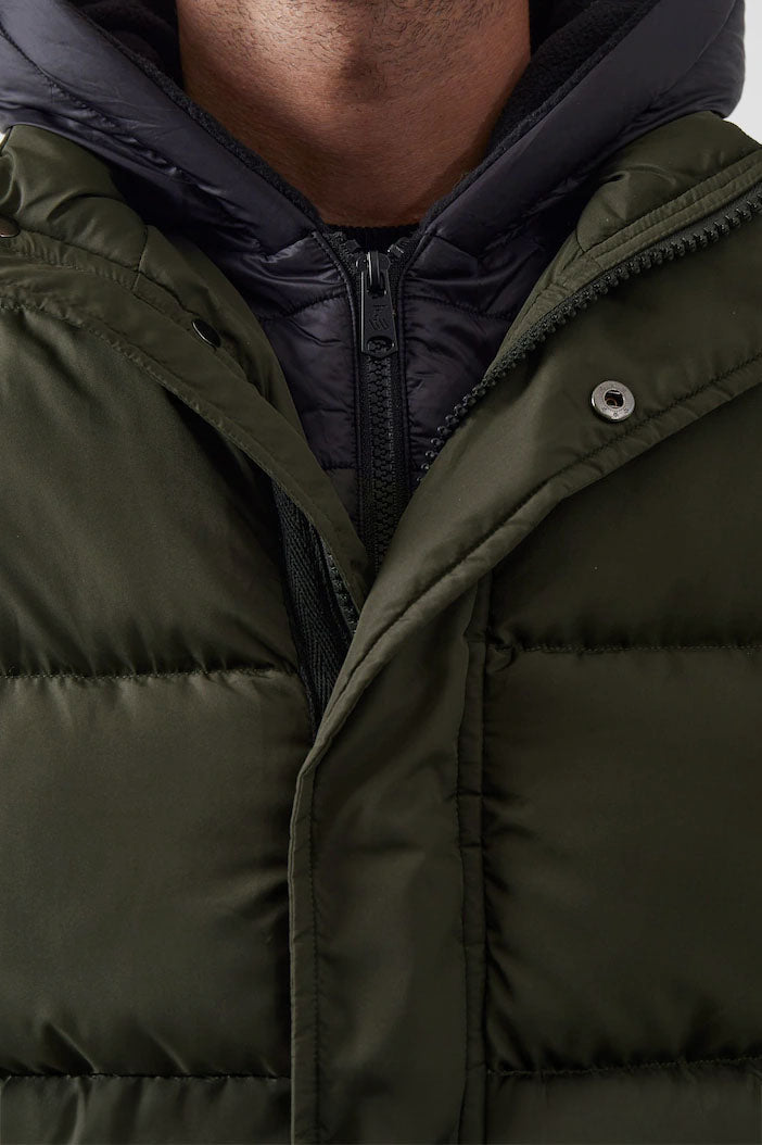 Fleece Lined Puffer Jacket-Secret Label