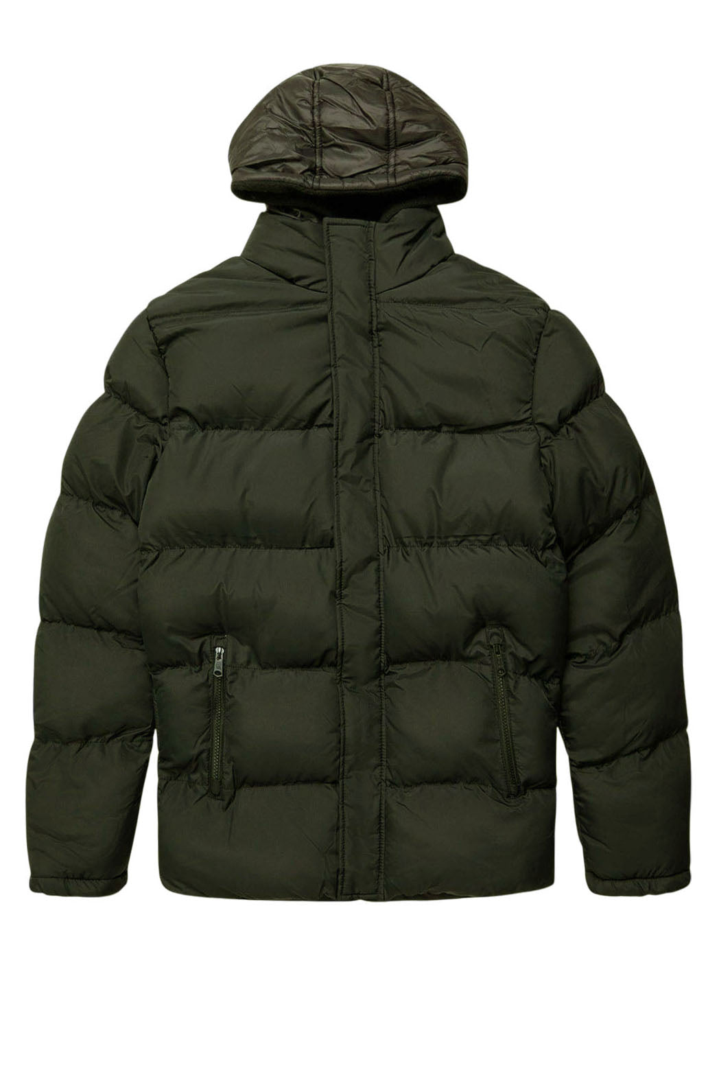 Fleece Lined Puffer Jacket-Secret Label