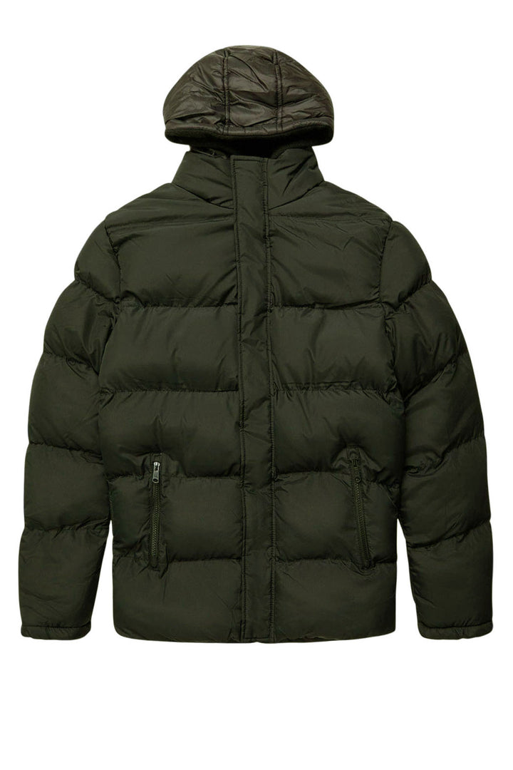 Fleece Lined Puffer Jacket-Secret Label