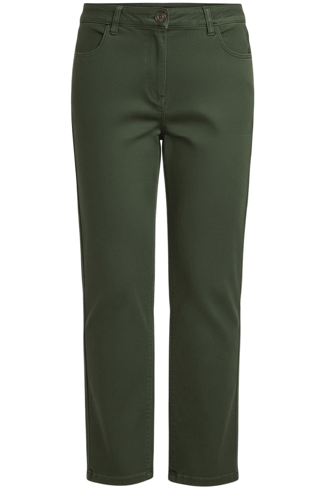 Stretch Cotton Cropped Jeans