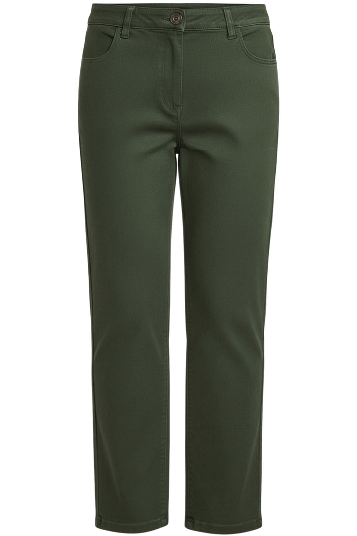 Stretch Cotton Cropped Jeans