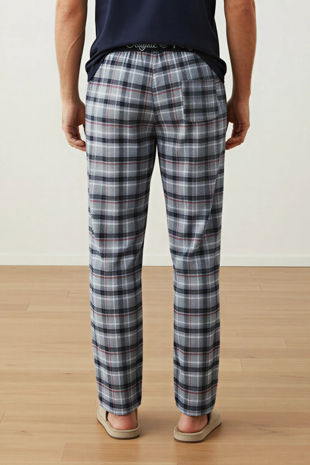 Cotton Check Pyjama Lounge Pants