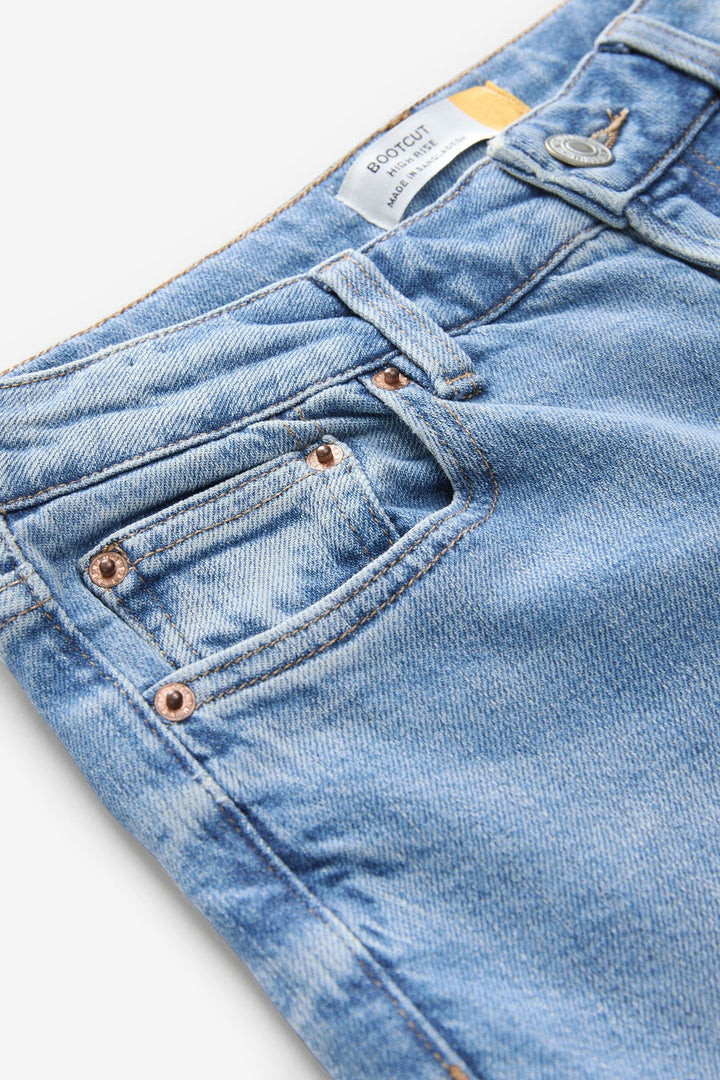 High Rise Bootcut Jeans
