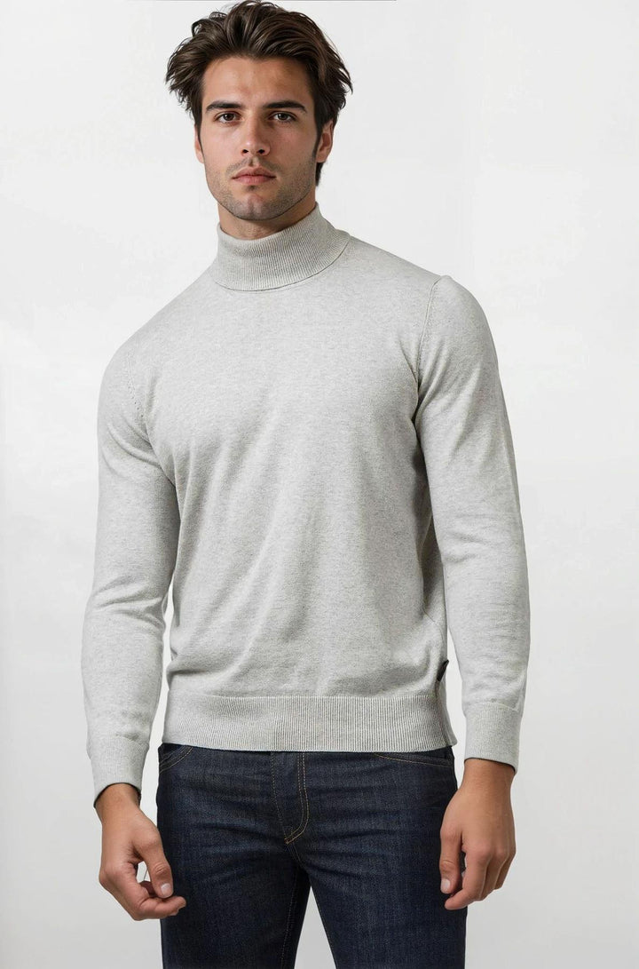 Cotton Roll Neck Jumper