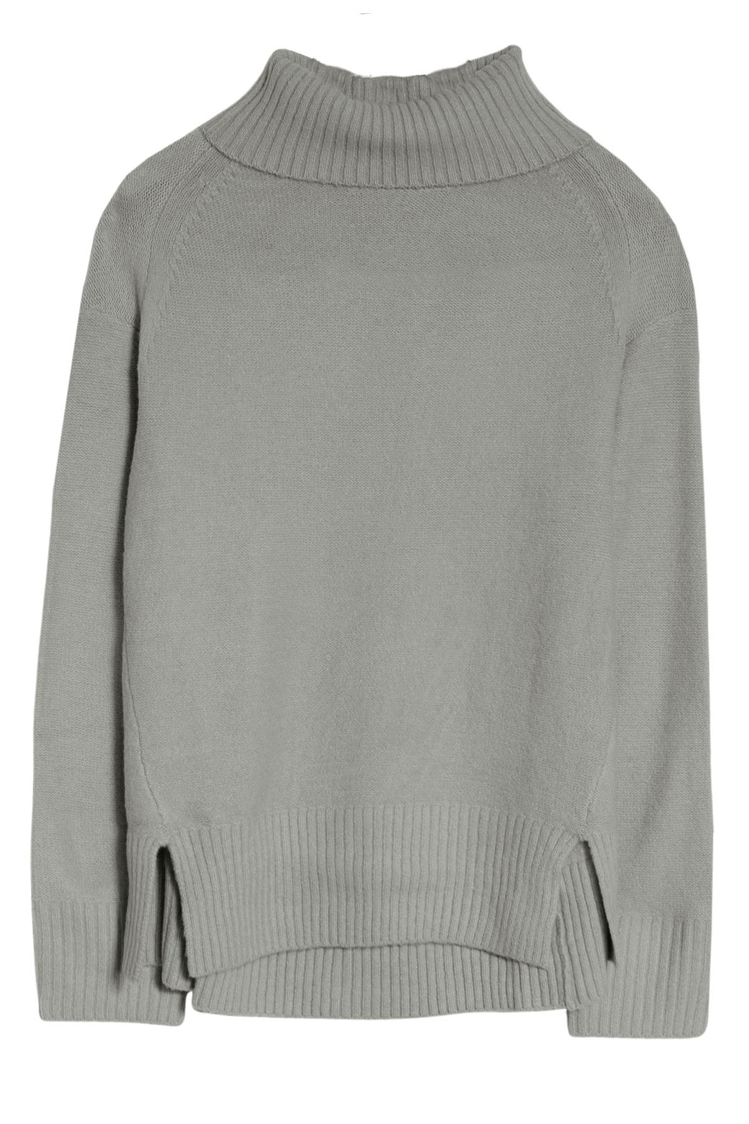 Roll Neck Side Split Jumper