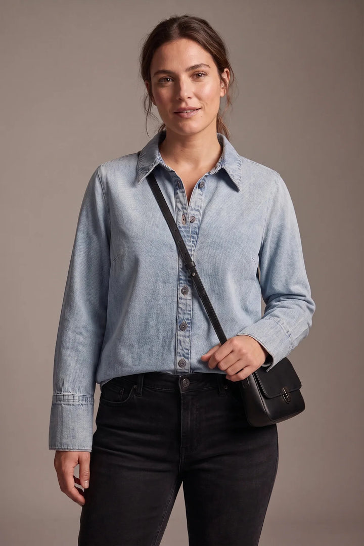 Semi Fitted Denim Shirt