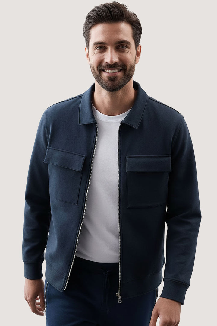 Autograph Cotton Rich Zip Jacket