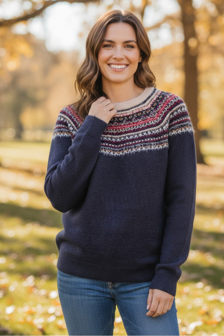 Fairisle Crew Neck Jumper