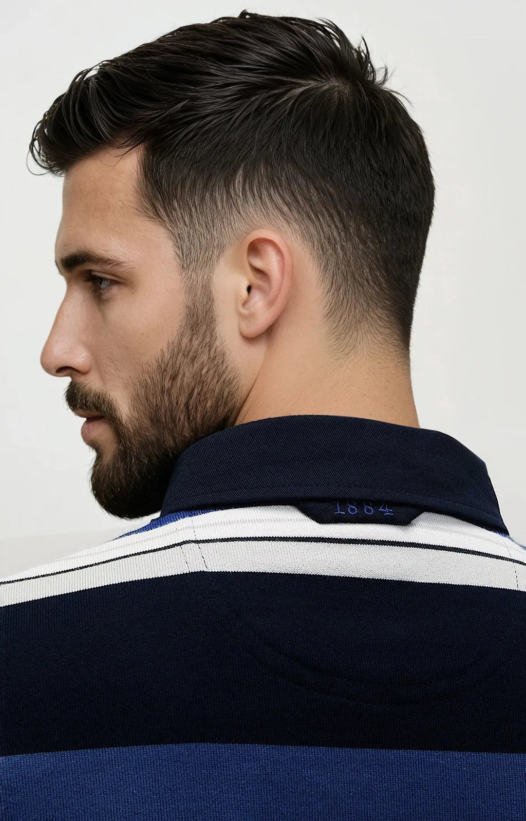 Striped Long Sleeve Rugby Shirt