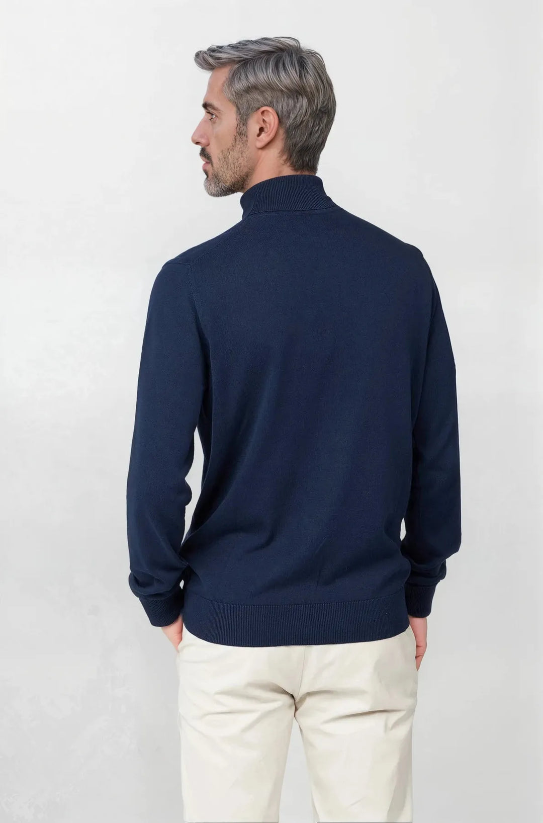 Cotton Roll Neck Jumper