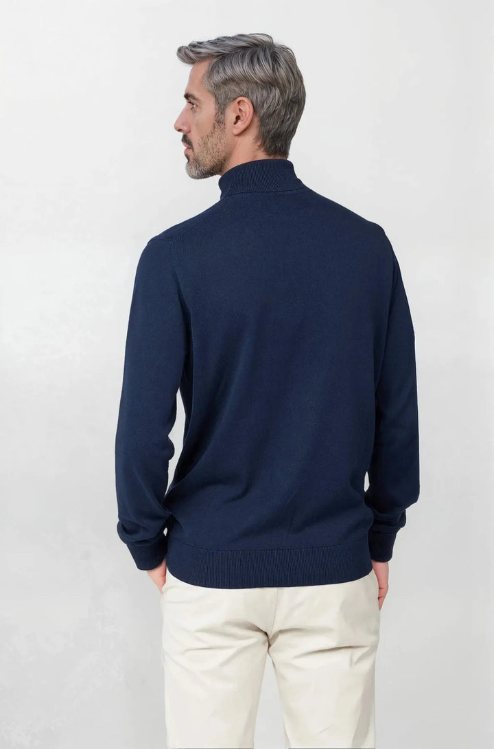 Cotton Roll Neck Jumper